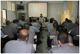 The workshops and survey for new inmates