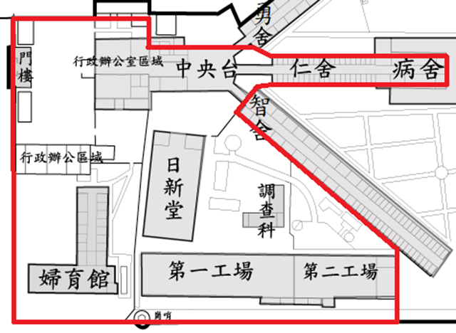 開放參觀區域