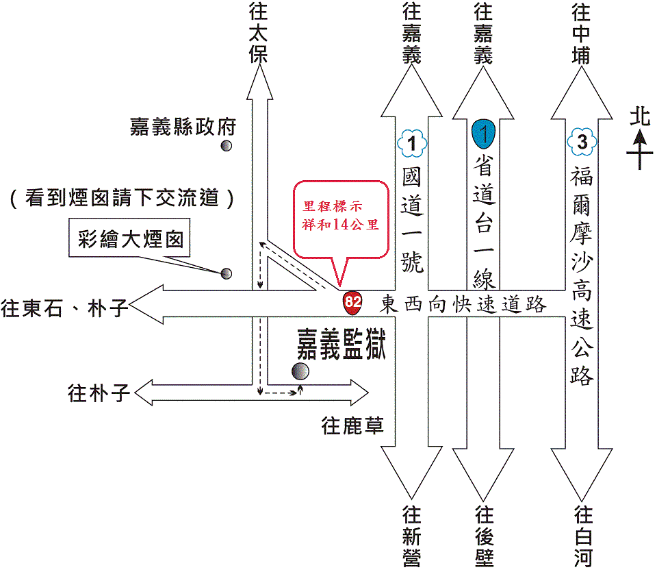 路線一:走高速公路